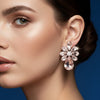 Blush Bloom Drop Earrings