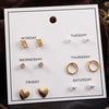 Gold Plated 6 Pair Of Earrings for Women | Trendy Fashion Combo Earrings Jewellery | Party Wear & Everyday Earrings | Luxury Party Wear Statement Earrings For Daily Wear &  Causal Wear Earrings