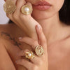 Adjustable Finger Ring  For Women And Girls | Everyday Jewellery (Set Of 4 )
