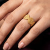 Gold Plated Fingerring for Women | Trendy FashionJewellery
