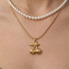 Gold Plated Pendant Necklace for Women | Elegant Party Wear Chain | Fashion Chain for Daily & Causal Wear