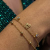Anti-Tarnish Adjustable Bracelet | Simple Minimal Gold Plated Bracelet For Women & Girls