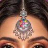 Navratri Garaba Maangtikka For Women | Colourful Fashion Jewellery