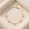 Anti-Tarnish Adjustable Bracelet | Simple Minimal Gold Plated Bracelet For Women | Everyday Wear Jewellery