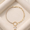Anti-Tarnish Adjustable Bracelet | Simple Minimal Gold Plated Bracelet For Women | Everyday Wear Jewellery