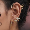 Anti-Tarnish Statement Earcuff  For Women |Gold Plated Luxury Fashion Jewellery | Party Wear & Daily Wear