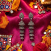 Navratri Traditional Earrings | Elegant Oxidized Silver Fashion