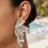 Anti-Tarnish Statement Earrings For Women |Silver Plated Luxury Fashion Jewellery