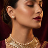 Anti-Tarnish Gold Plated Necklace & Earring for Women | Elegant Fashion Jewellery(1 Necklace & Pair Of Earrings )