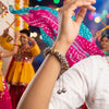 Navratri Garaba Silver-Plated Kada | Gujarati Traditional Bracelet | Women’s Festive Jewellery