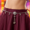 Navratri Kamarband | Silver Look Waist Chain For Women | Traditional Garba Jewellery