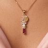 Anti-Tarnish Gold Plated Pendant Necklace for Women | Elegant Party Wear Chain | Fashion Chain for Daily & Causal Wear