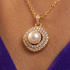 Anti-Tarnish Gold Plated Pendant Necklace for Women | Elegant Party Wear Chain | Fashion Chain for Daily & Causal Wear