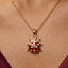 Anti-Tarnish Gold Plated Pendant Necklace for Women | Elegant Party Wear Chain | Fashion Chain for Daily & Causal Wear