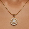 Anti-Tarnish Gold Plated Pendant Necklace for Women | Elegant Party Wear Chain | Fashion Chain for Daily & Causal Wear