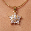 Anti-Tarnish Gold Plated Pendant Necklace for Women | Elegant Party Wear Chain | Fashion Chain for Daily & Causal Wear