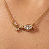 Anti-Tarnish Gold Plated Pendant Necklace for Women | Elegant Party Wear Chain | Fashion Chain for Daily & Causal Wear