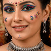 Navratri Garba Alloy Silver Black Jewel Set (Pack of 2)
