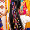Navratri Garaba Hair Decoration For Women | Multicolour Braided Hair Accessory|Traditional For Women