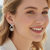 Infinity Teardrop Studs
