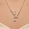 Anti-Tarnish Gold Plated Pendant Necklace for Women | Elegant Party Wear Chain | Fashion Chain for Daily & Causal Wear