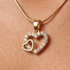 Anti-Tarnish Gold Plated Pendant Necklace for Women | Elegant Party Wear Chain | Fashion Chain for Daily