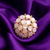 Traditional Adjustable Finger Ring for Women |Gold Plated Ethnic Statement Ring | Festive Jewellery