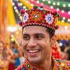 Navratri Garaba Gujarati Topi For Men | Traditional Embroidered Cap